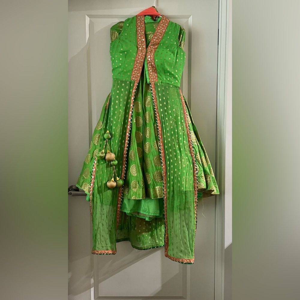 Elegant Green Bollywood dress